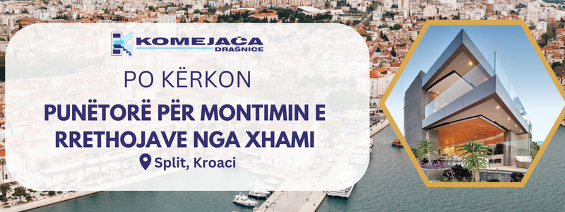 PUNËTORË PËR MONTIMIN E RRETHOJAVE NGA XHAMI